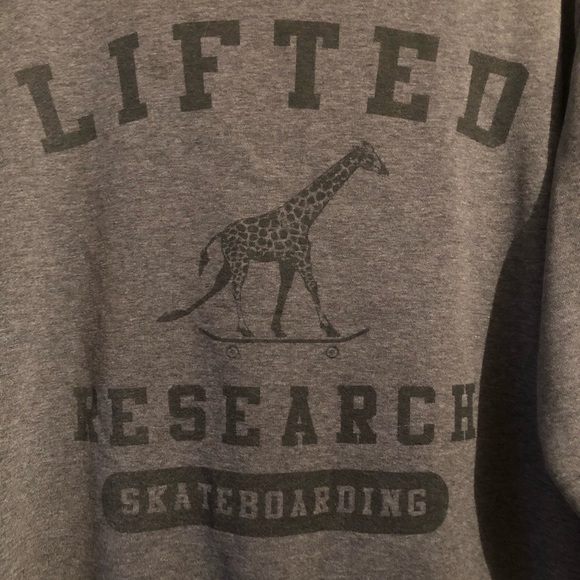 LRG Lifted Research Group Sweatshirt Giraffe M - Picture 2 of 3